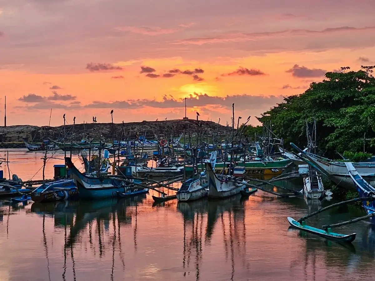 Negombo coast Sri Lanka