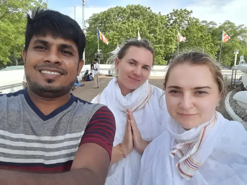 Guests at Kataragama
